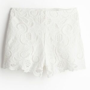 Eyelet Embroidery White Shorts - NWT